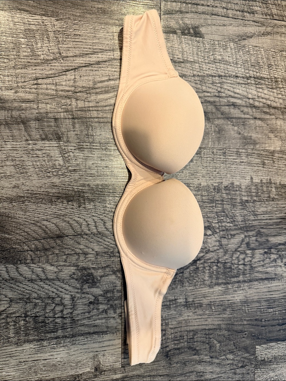 PINK Victoria's Secret Nude Push-Up T-Shirt Bra